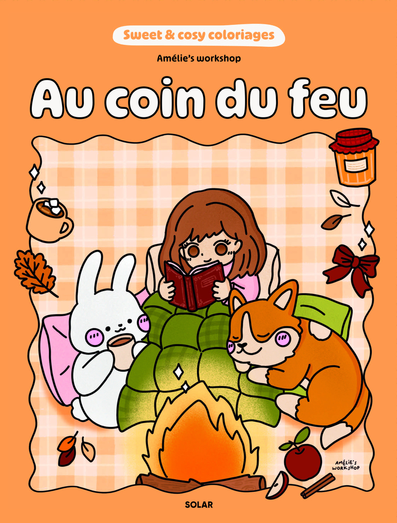 Au coin du feu - Sweet and cosy coloriages