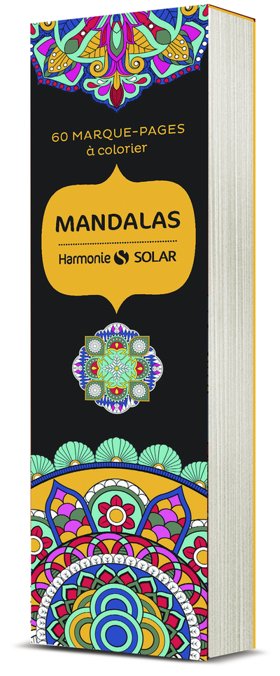 60 Marque-pages à colorier - Mandalas