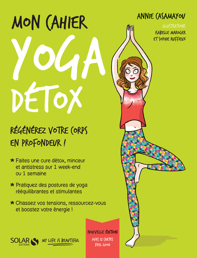 Mon cahier Yoga détox - Avec 12 cartes feel good