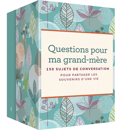 Questions pour ma grand-mère-coffret - 150 sujets de conversation pour garder les souvenirs d'une vie