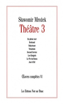 OEUVRES COMPLETES VOL 6 THEATRE 3