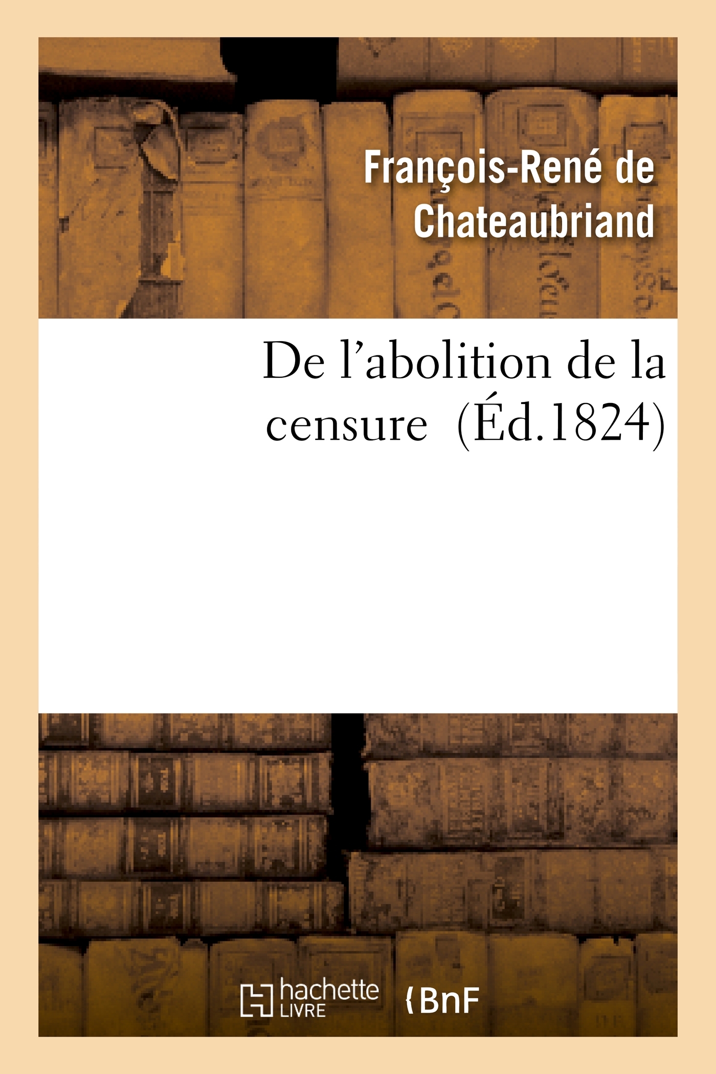 De l'abolition de la censure