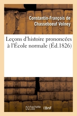 Leçons d'histoire prononcées à l'École normale
