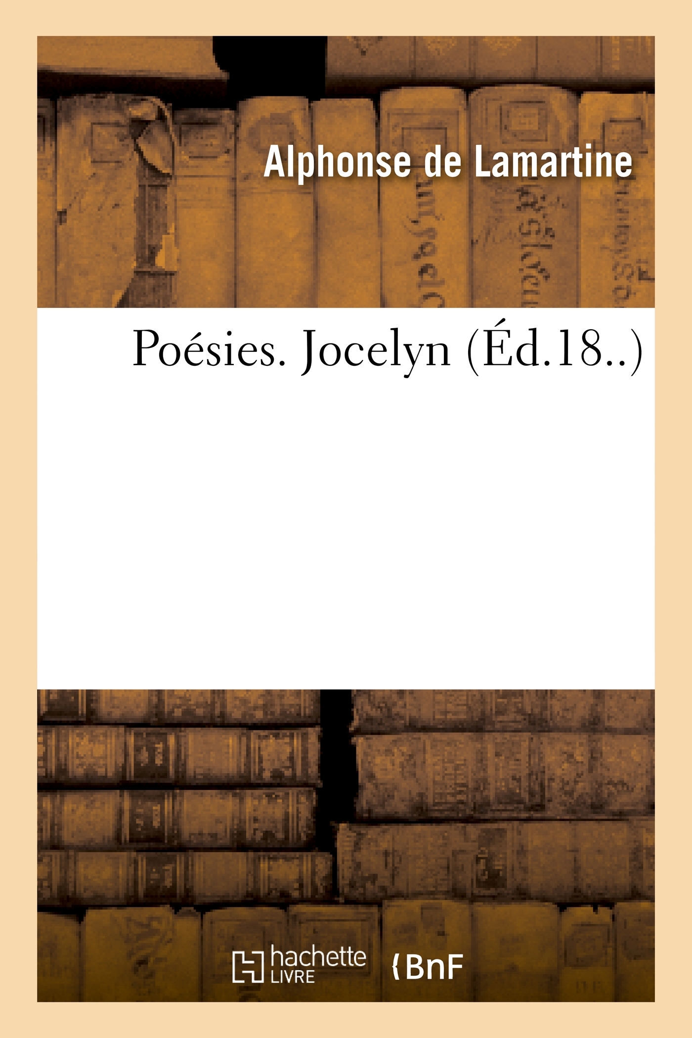 Poésies. Jocelyn