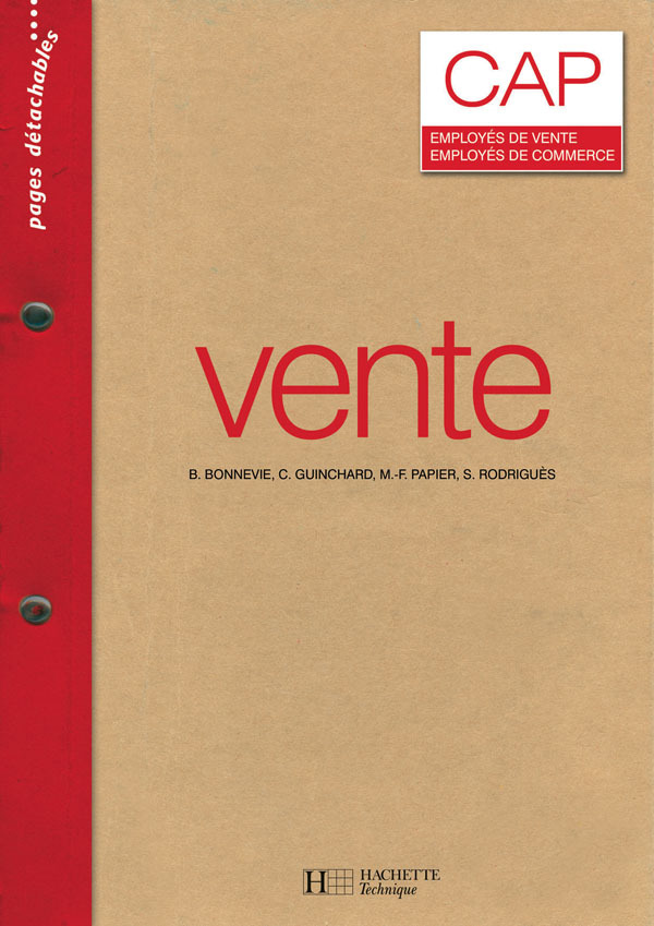 Vente CAP -Livre élève - Éd.2008