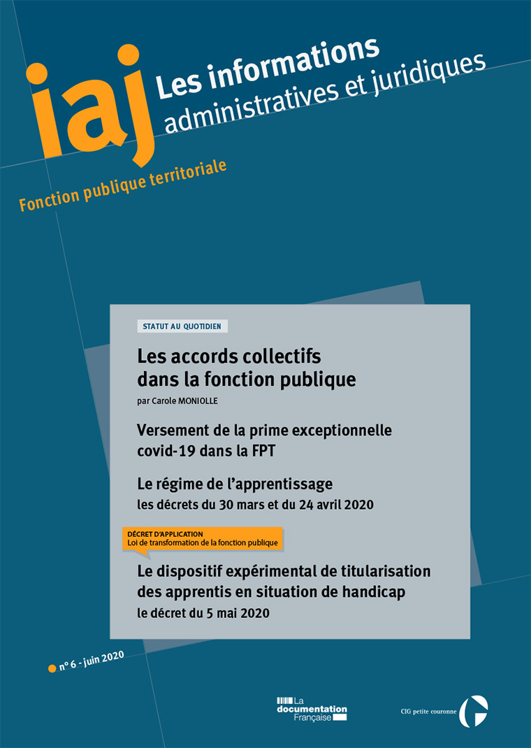 Les accords collectifs dans la fonction publique