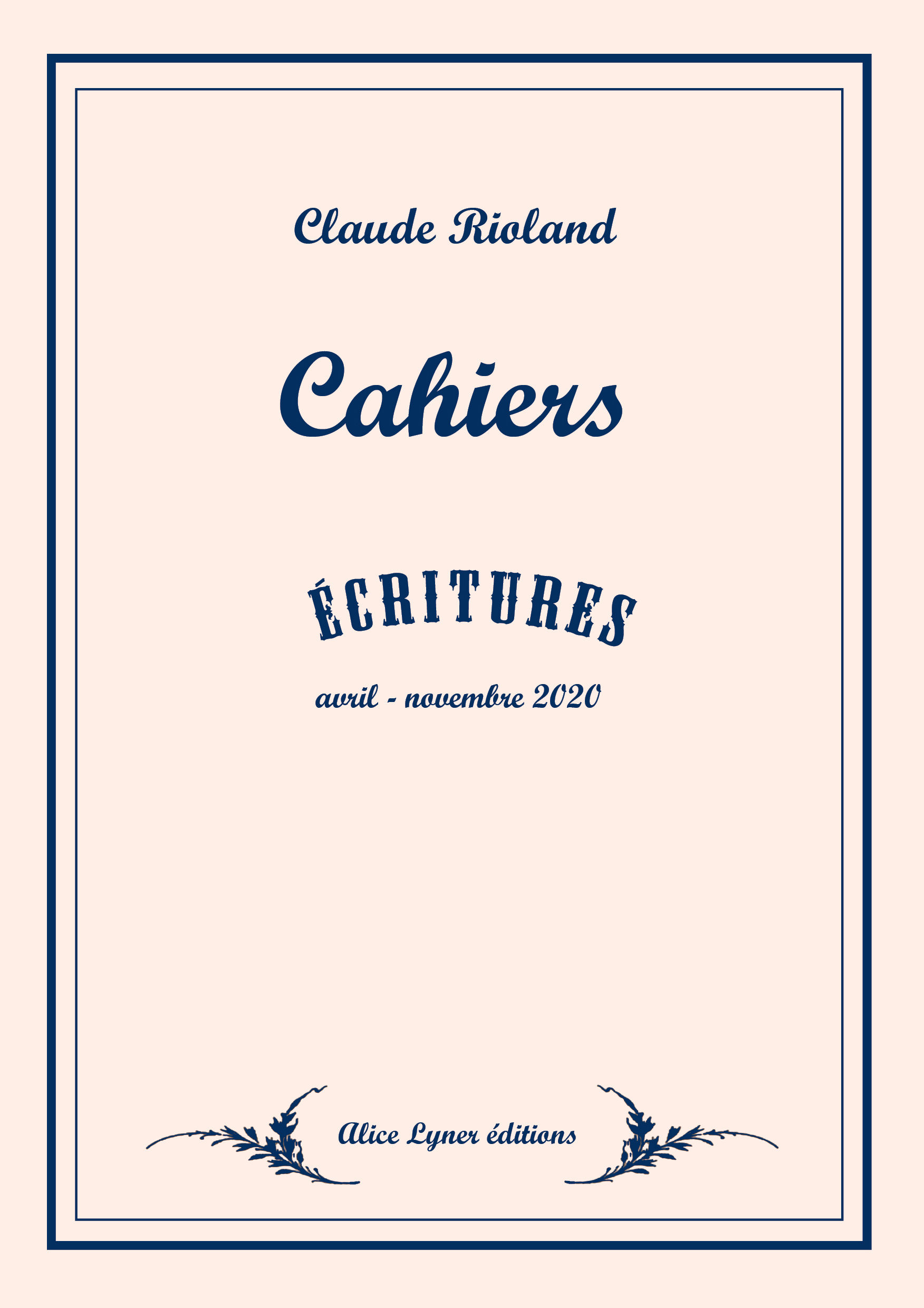 Cahiers