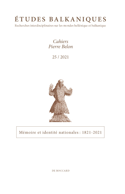 Études balkaniques - Cahiers Pierre-Belon (2021)