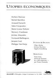 Agone 21-1999-Utopies Économiques / Sauf Quebec