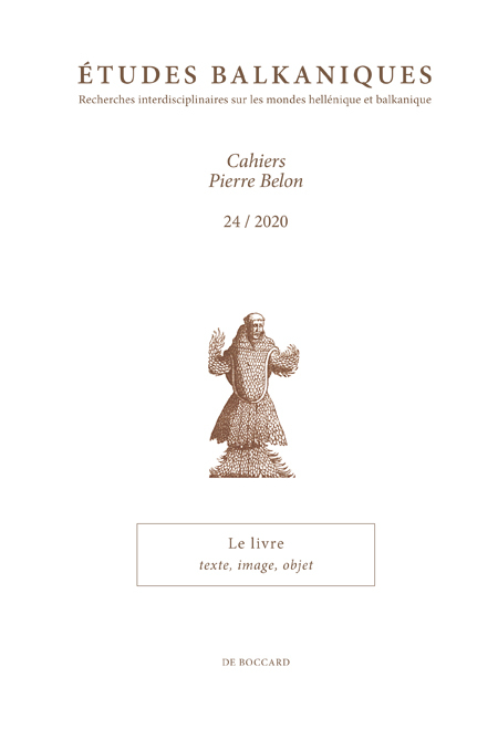 Cahiers Pierre Belon 24 2020