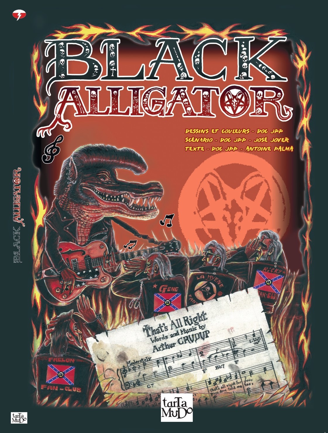 Black alligator