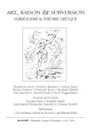Agone 20-1998-Art Raison et Subversion