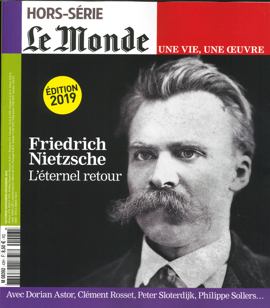 Le Monde HS Une vie/une oeuvre N°43 Nietzsche - octobre 2019 (réédition)