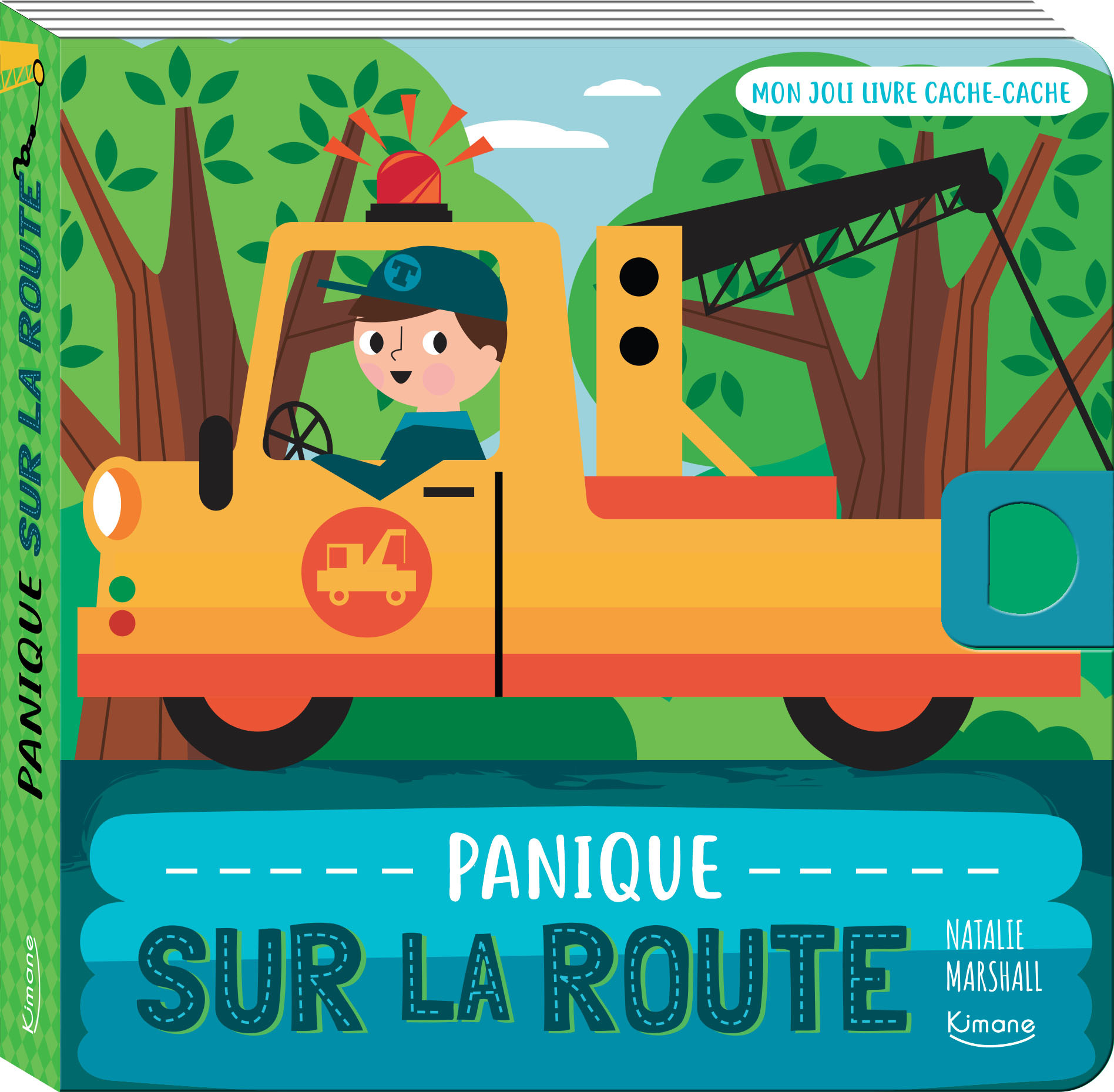 Panique sur la route - Mon joli livre cache cache