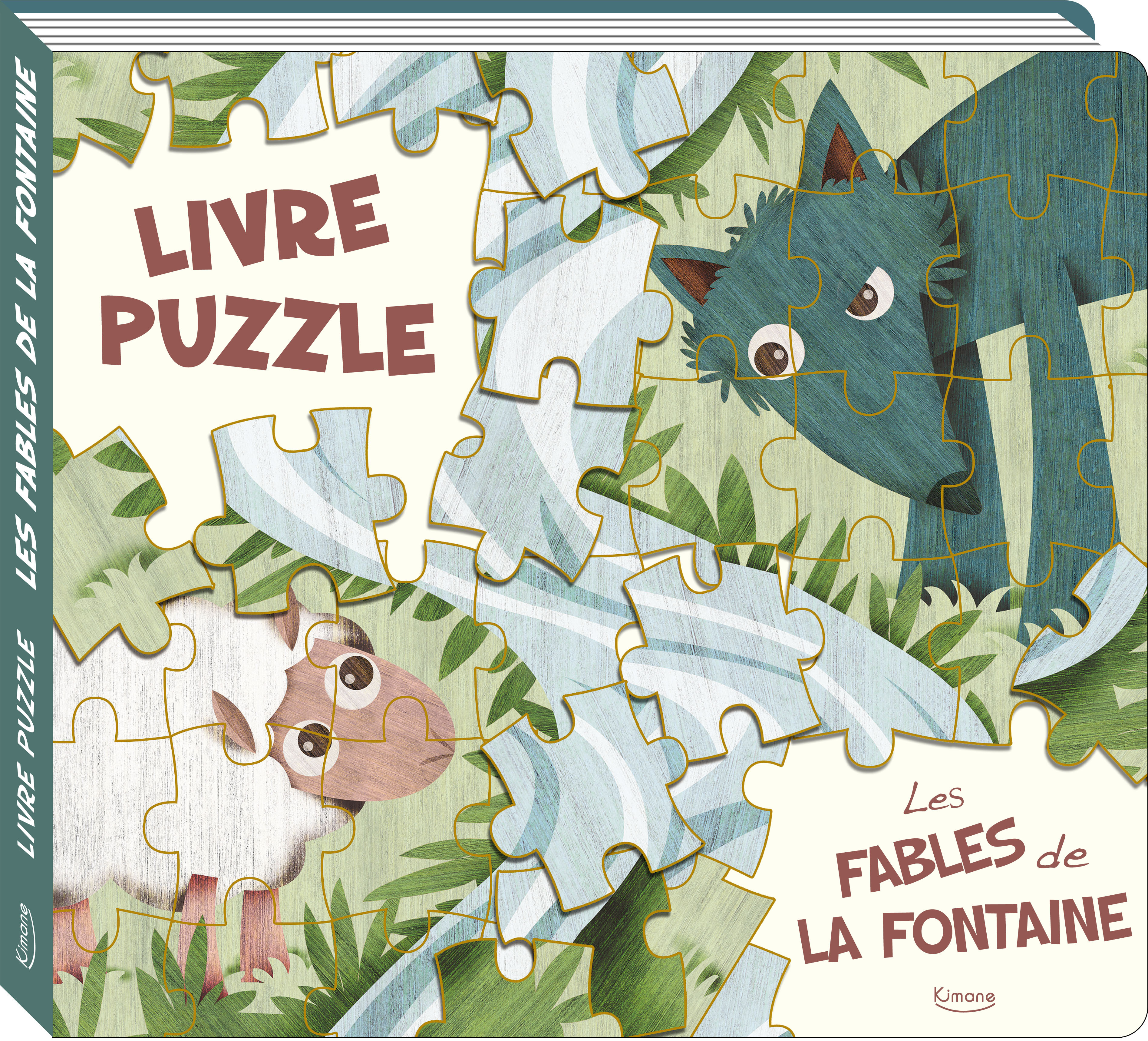 LES FABLES DE LA FONTAINE (COLL. LIVRE PUZZLE)