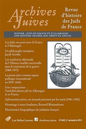 Archives Juives n°46/2