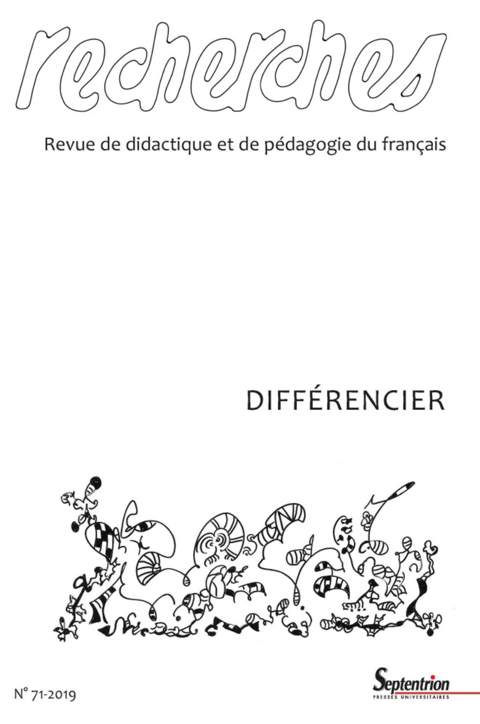 Différencier - Recherches, n° 7, décembre 2019
