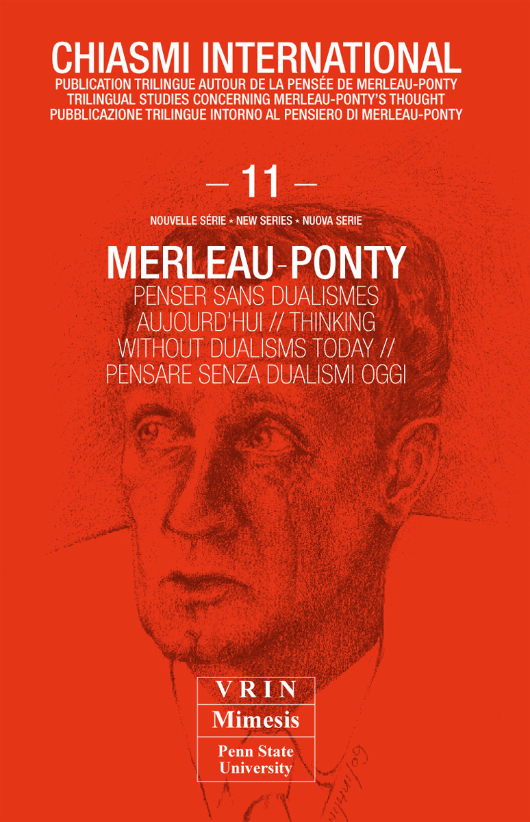 Merleau-Ponty Penser sans dualisme aujourd'hui