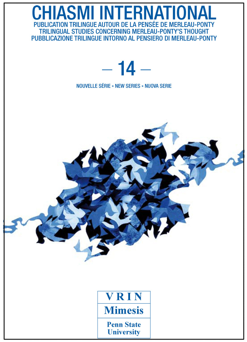 CHIASMI INTERNATIONAL N. 14, MERLEAU-PONTY SCIENCES, IMAGES, EVENEMENTS