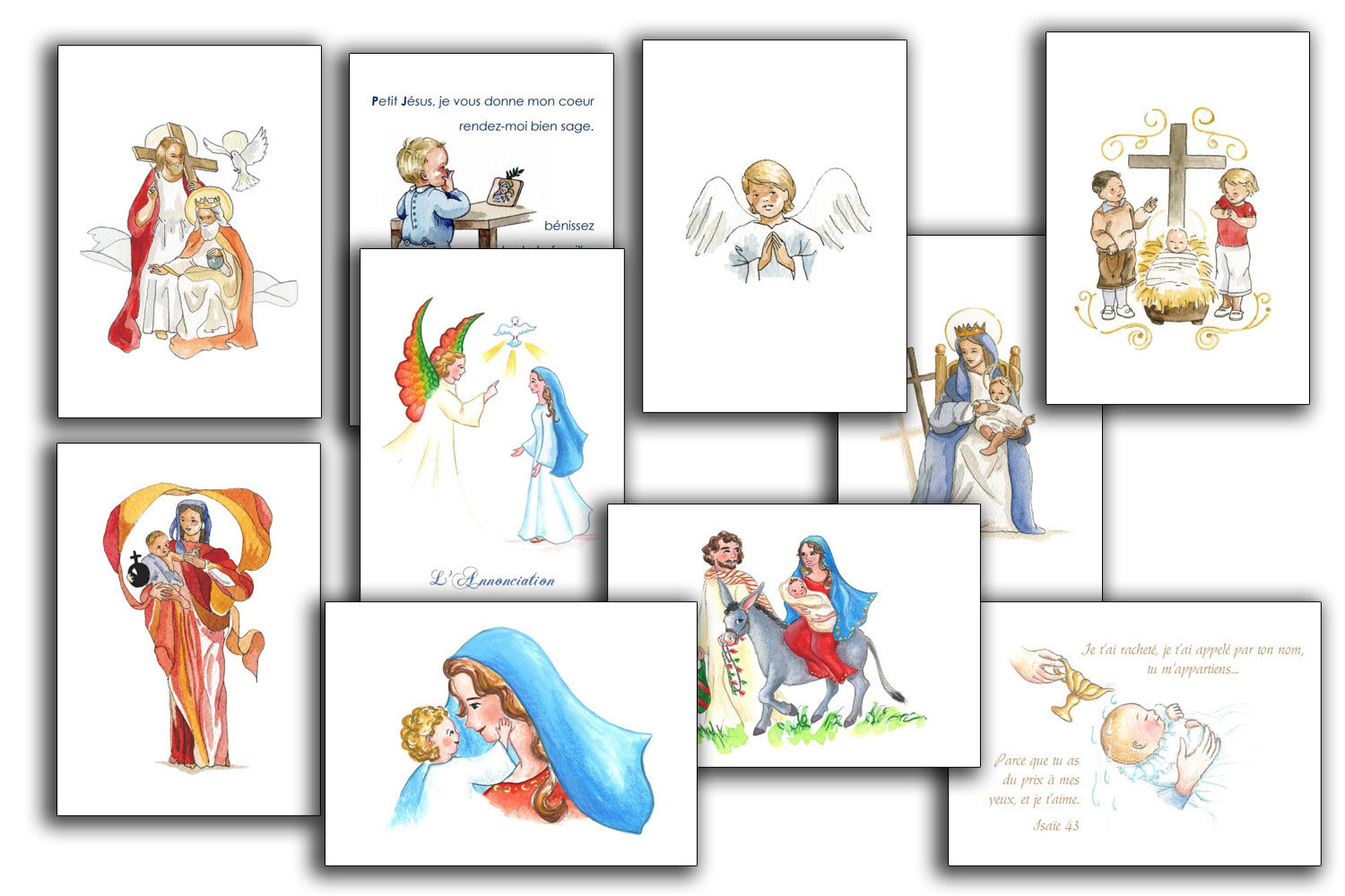 Images saintes (par lot de 10)