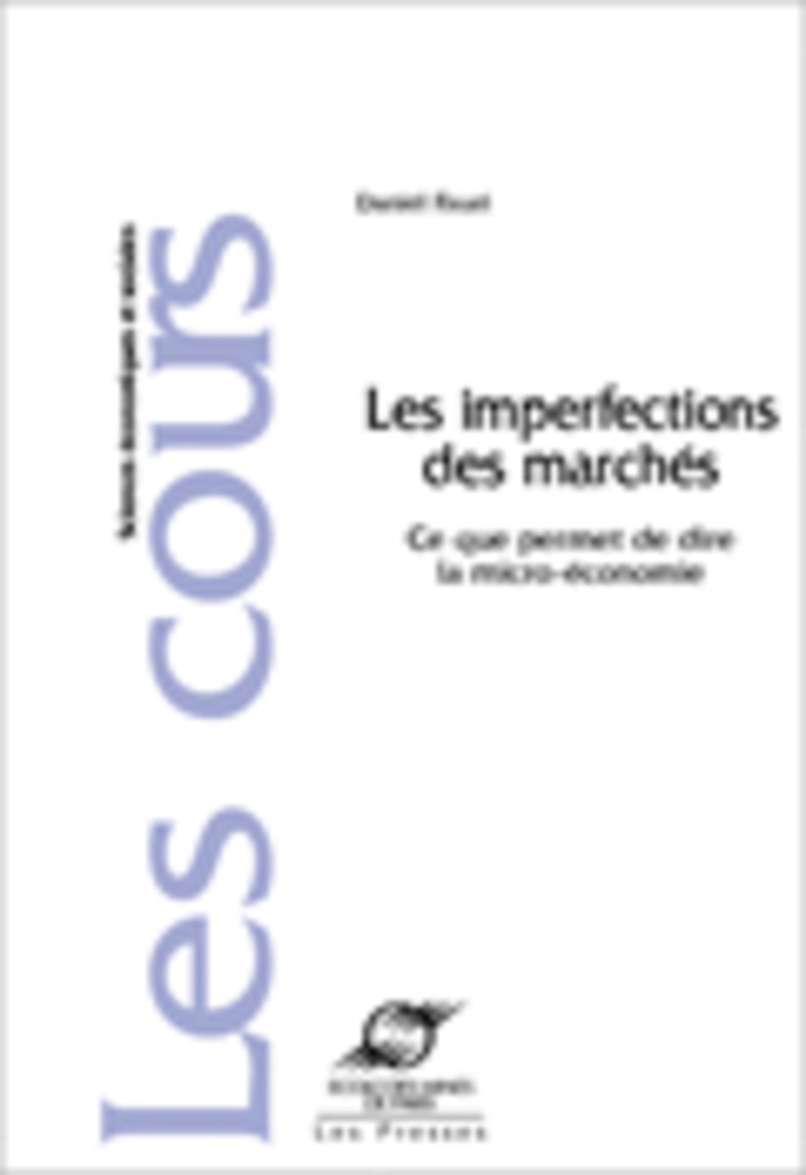 IMPERFECTION DES MARCHES