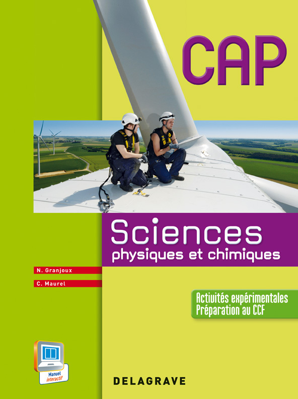 Sciences physiques et chimiques CAP industriels et tertiaires - Manuel élève