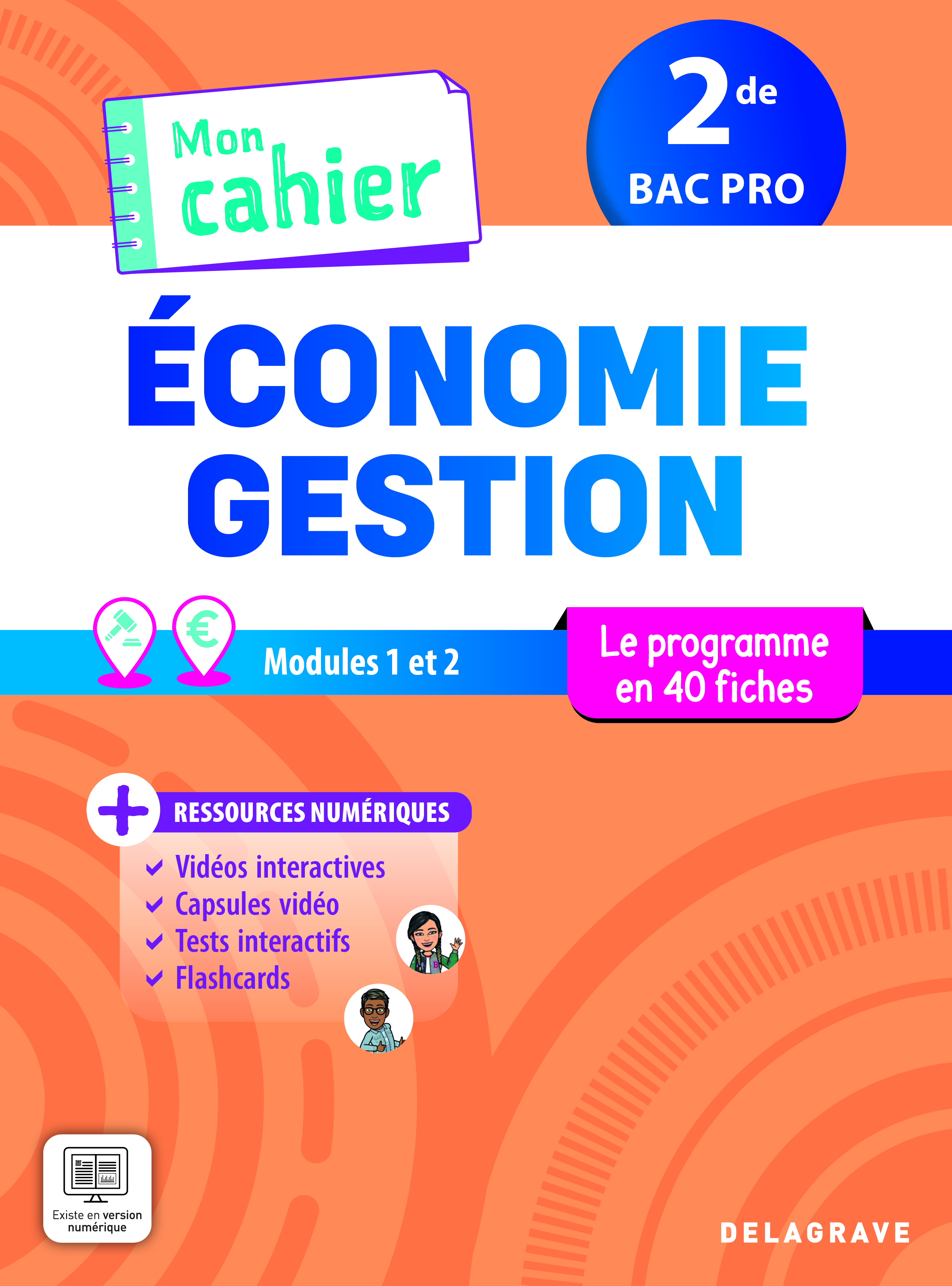 Mon cahier d'Économie-Gestion 2de Bac Pro (2025) - Pochette élève