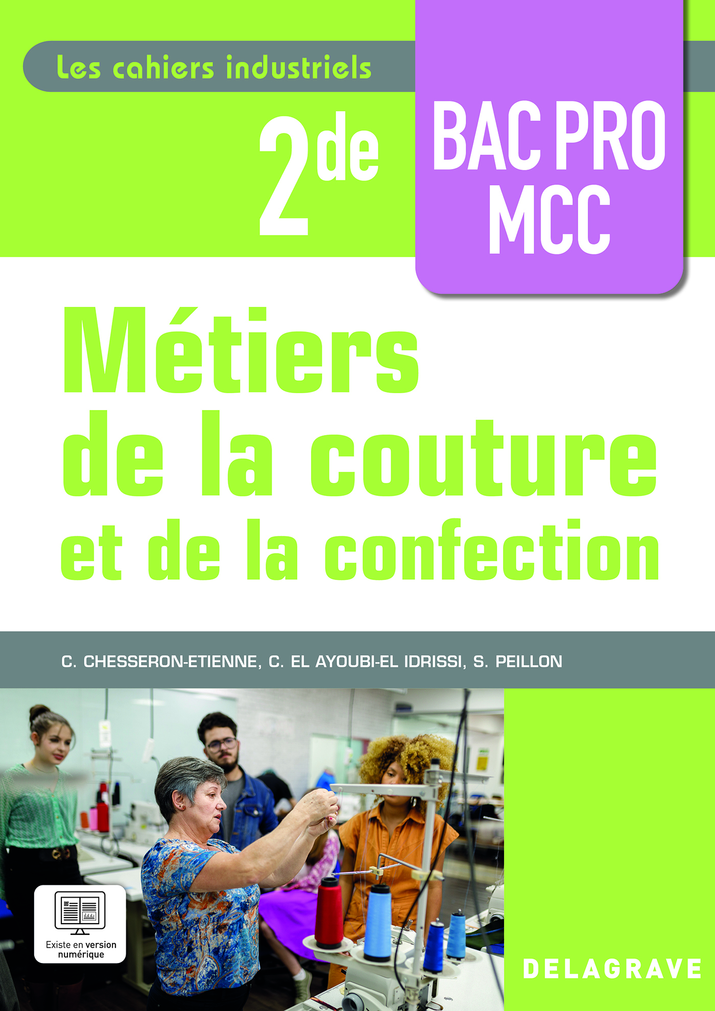 Les cahiers industriels Métiers de la couture et de la confection 2de Bac Pro (2025) - Pochette élève