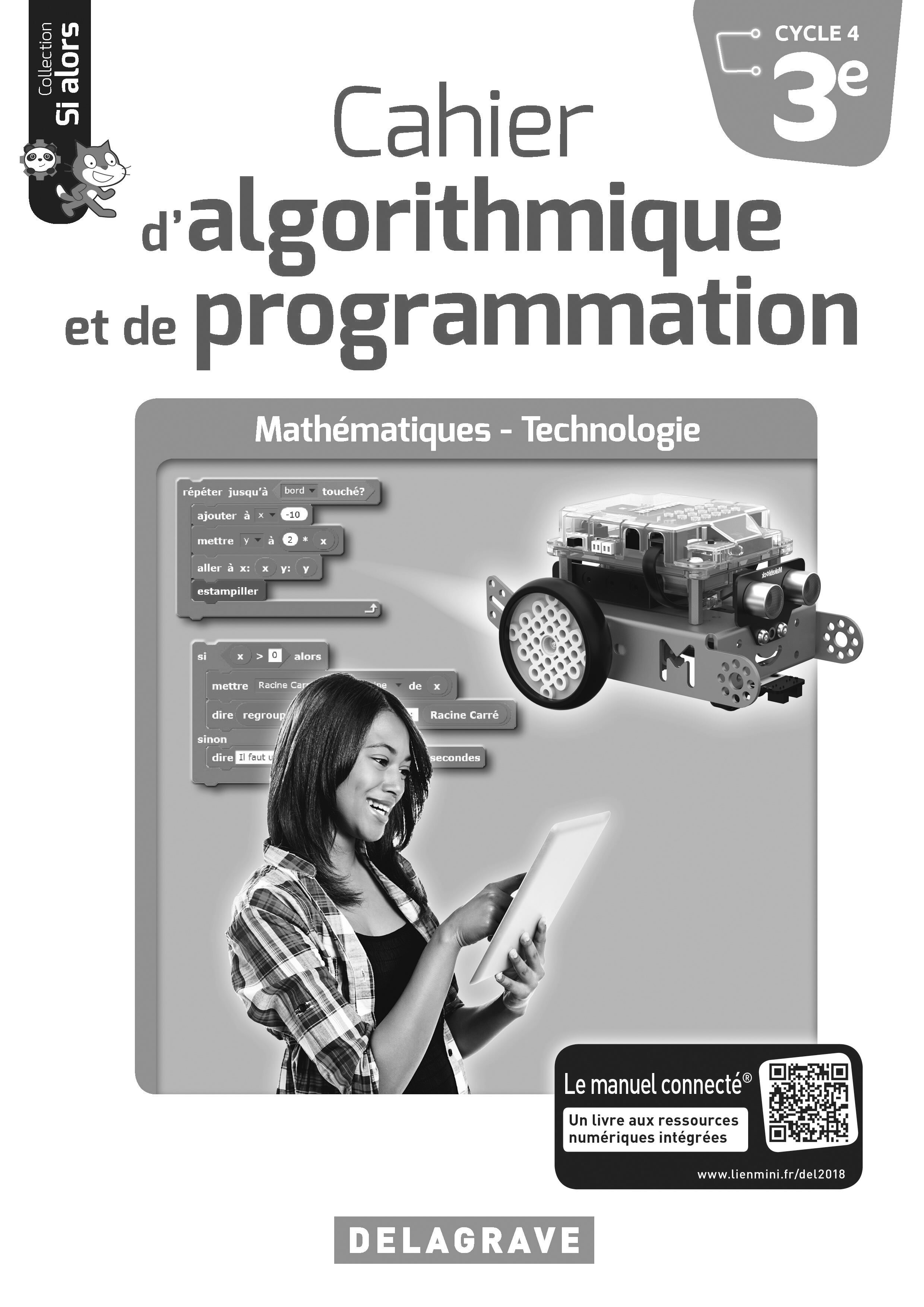 Cahier d'algorithmique et de programmation 3e (2018) - LDP