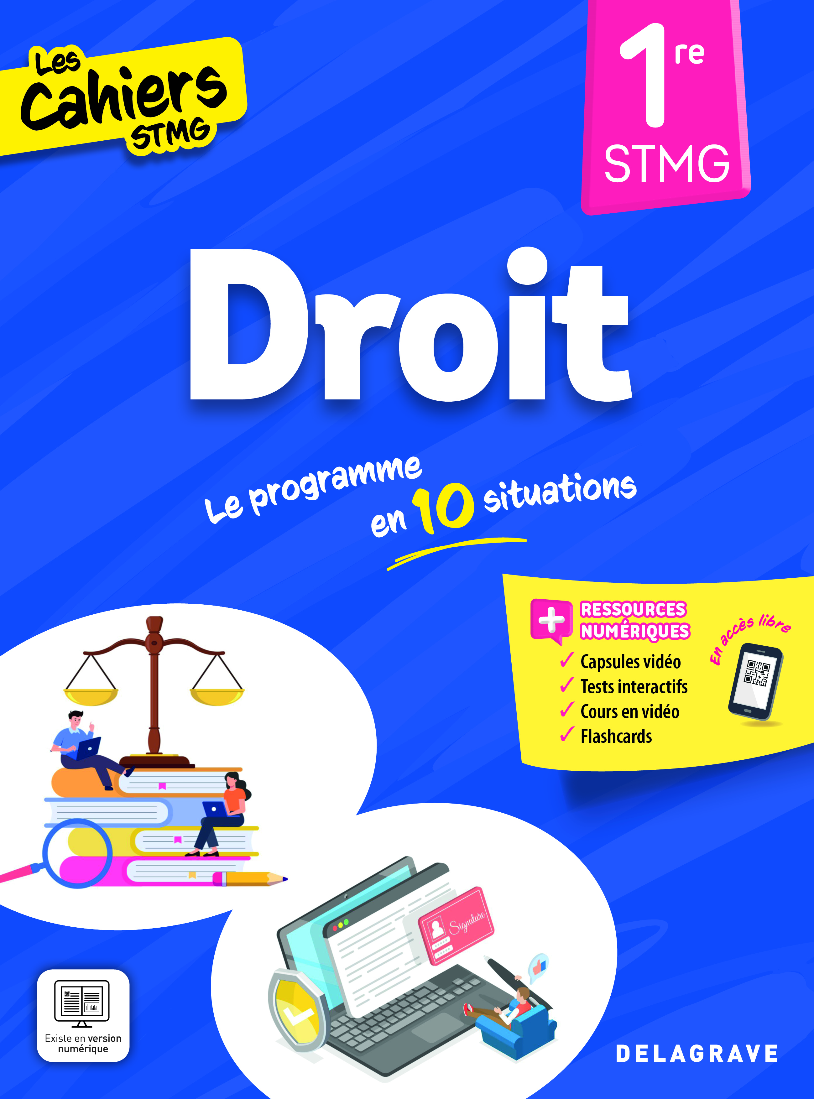 Cahiers STMG Droit 1re STMG (2025) - Pochette élève