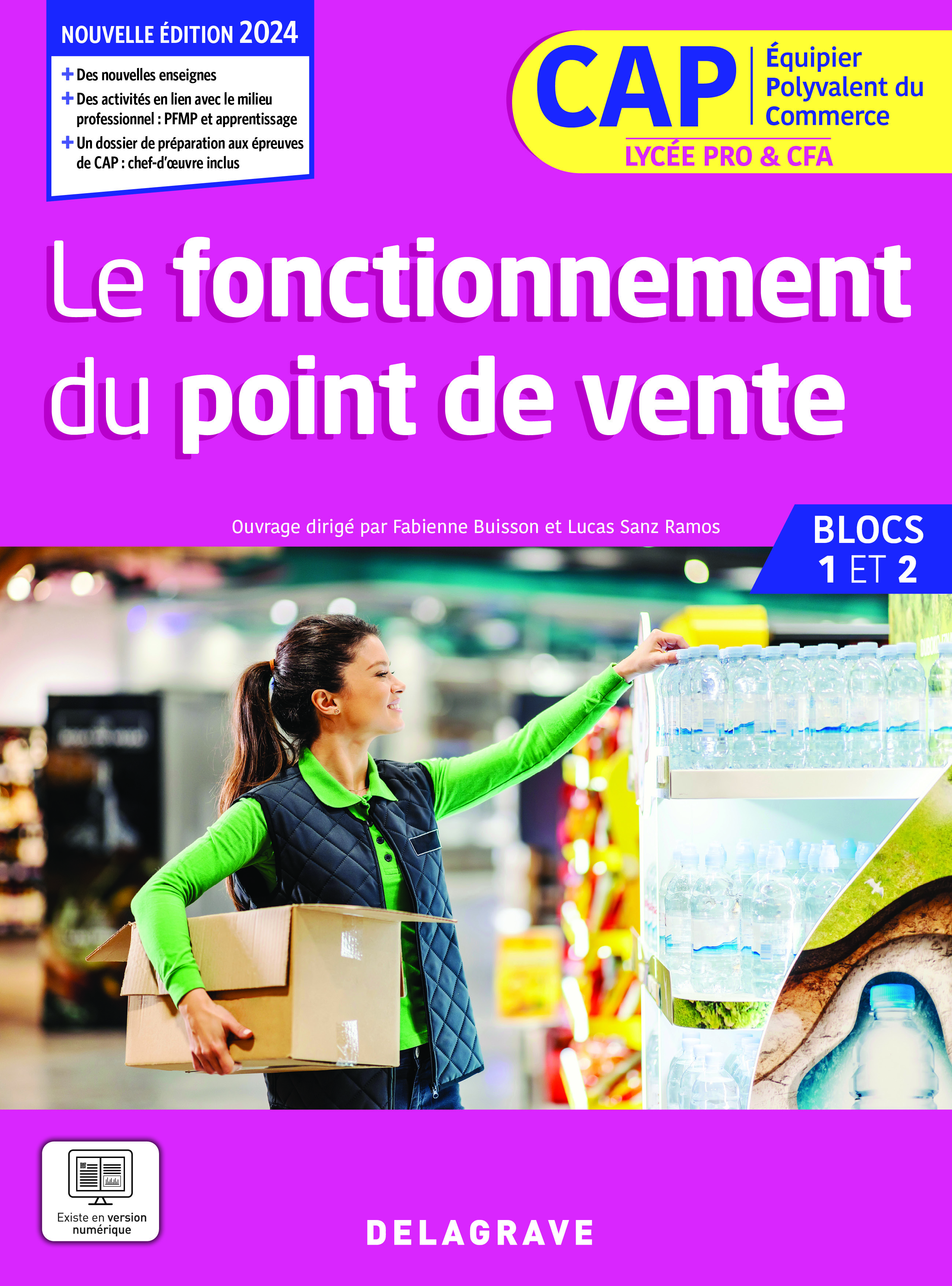 Mon métier, mes compétences Le fonctionnement du point de vente CAP EPC 1re et 2e années (2024) - Pochette élève