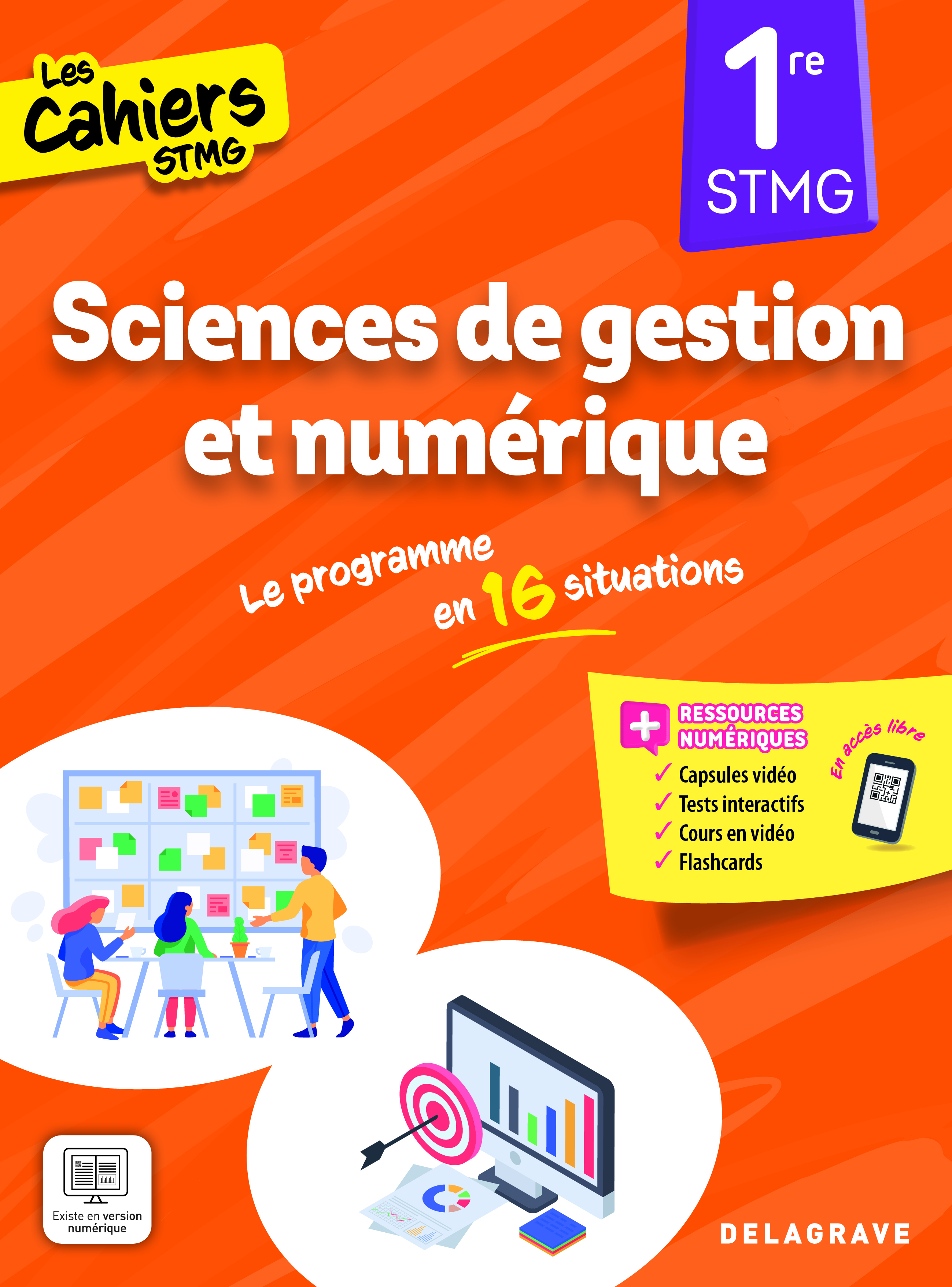 Cahiers STMG Sciences de gestion et numérique 1re STMG (2025) - Pochette élève
