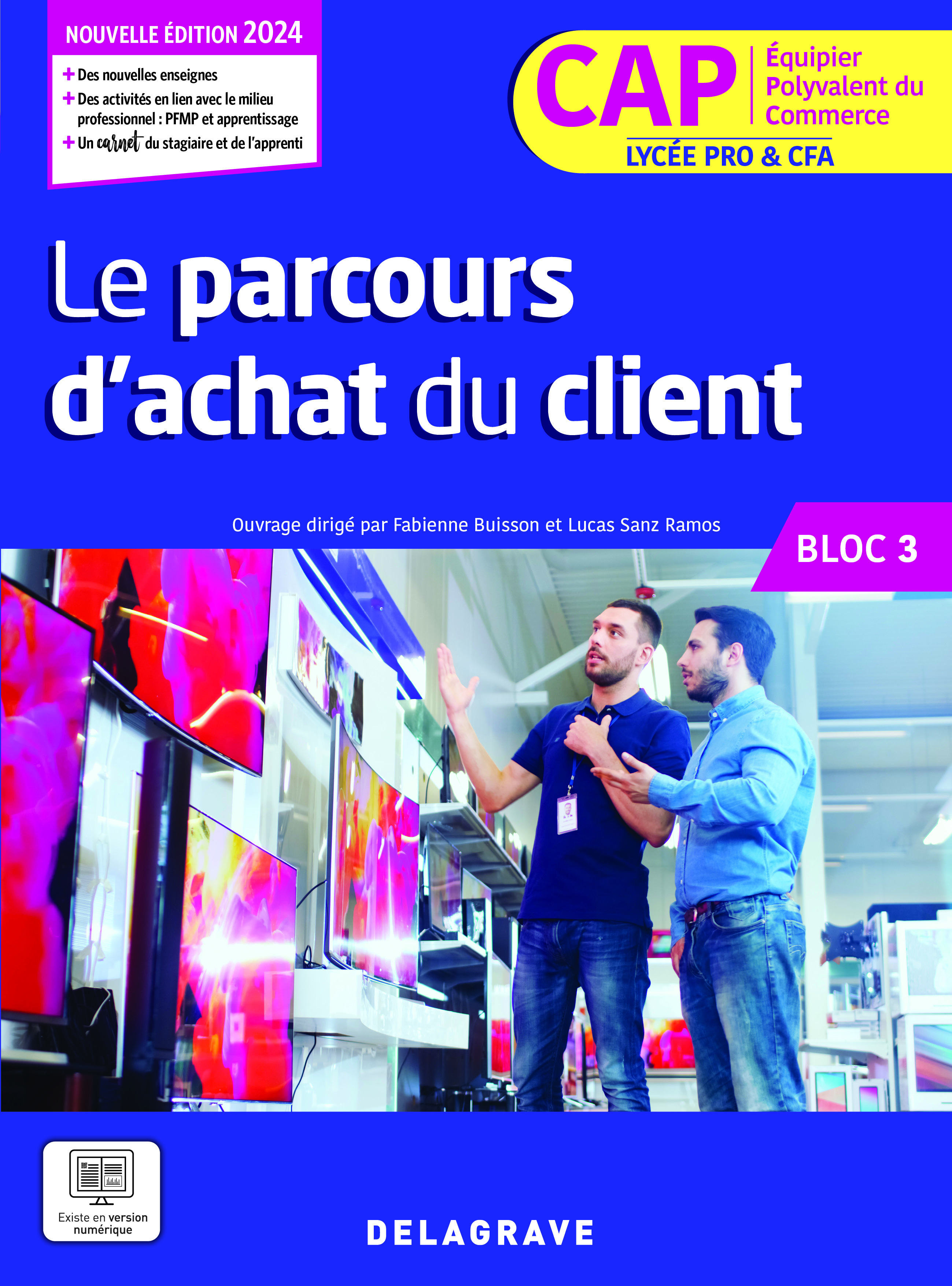 Mon métier, mes compétences Le parcours d’achat CAP EPC 1re et 2e années (2024) - Pochette élève