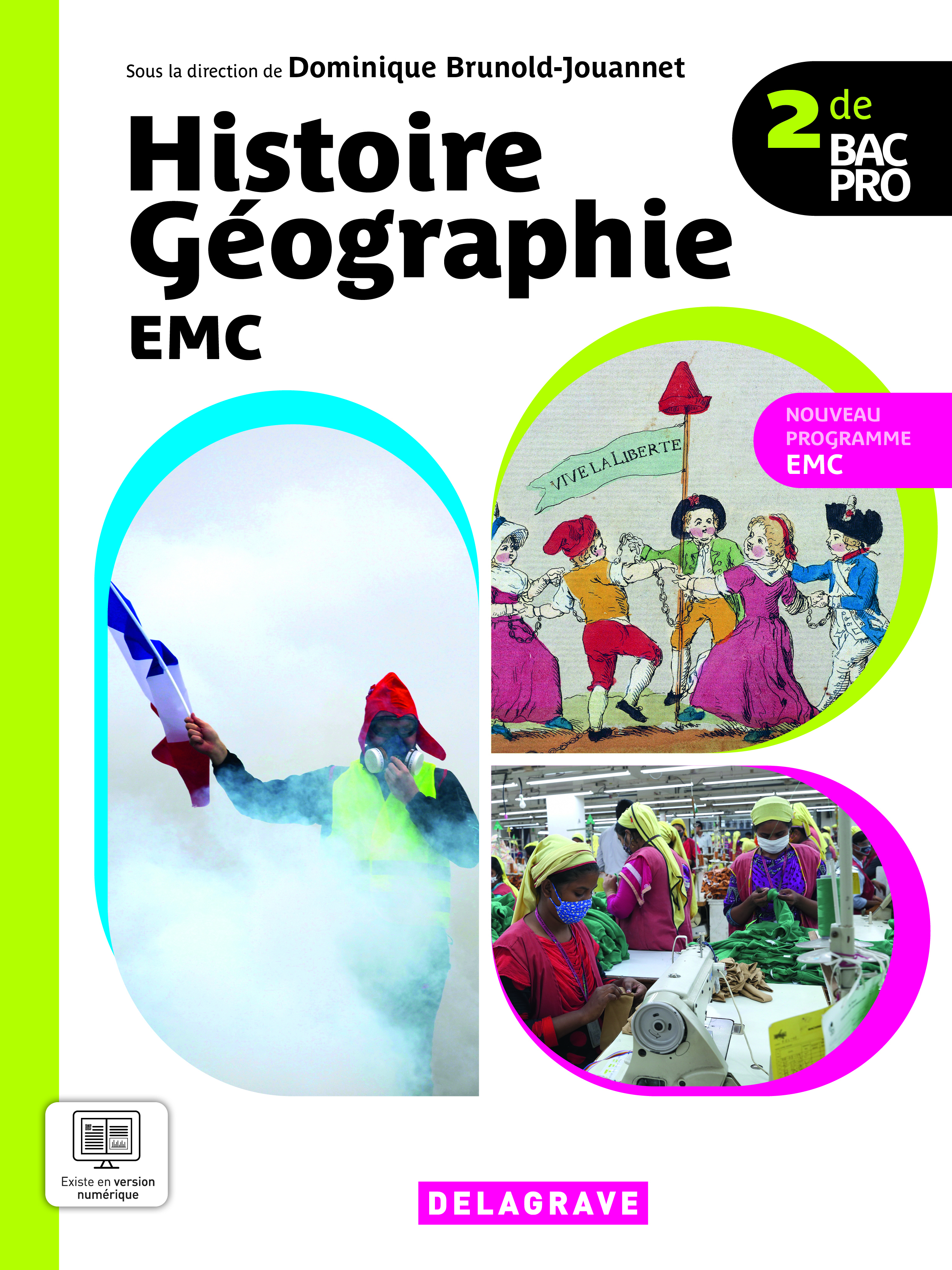Histoire Géographie EMC 2de Bac Pro (2025) - Manuel élève