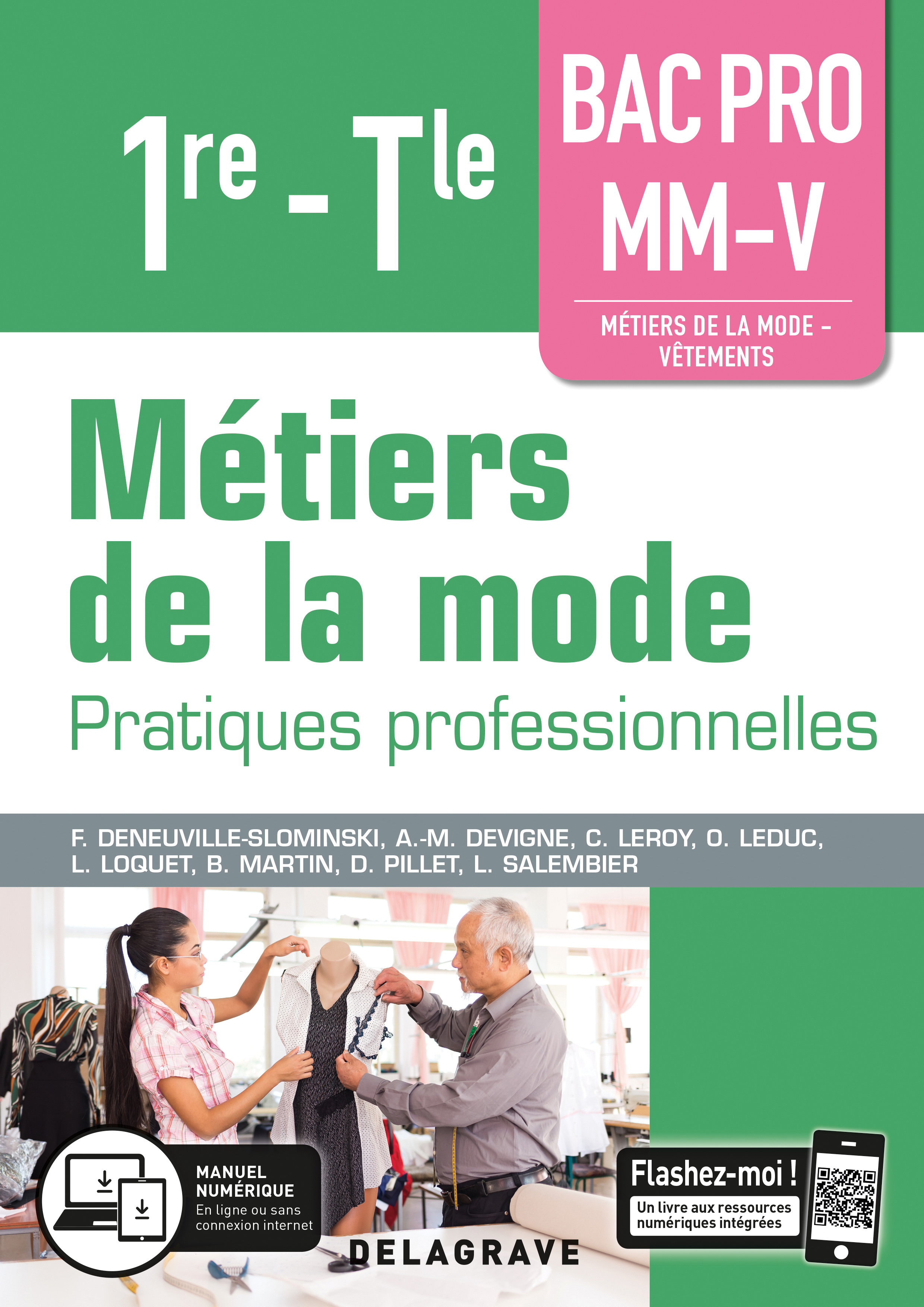 Métiers de la mode 1re, Tle Bac Pro MM-V (2019) - Pochette élève