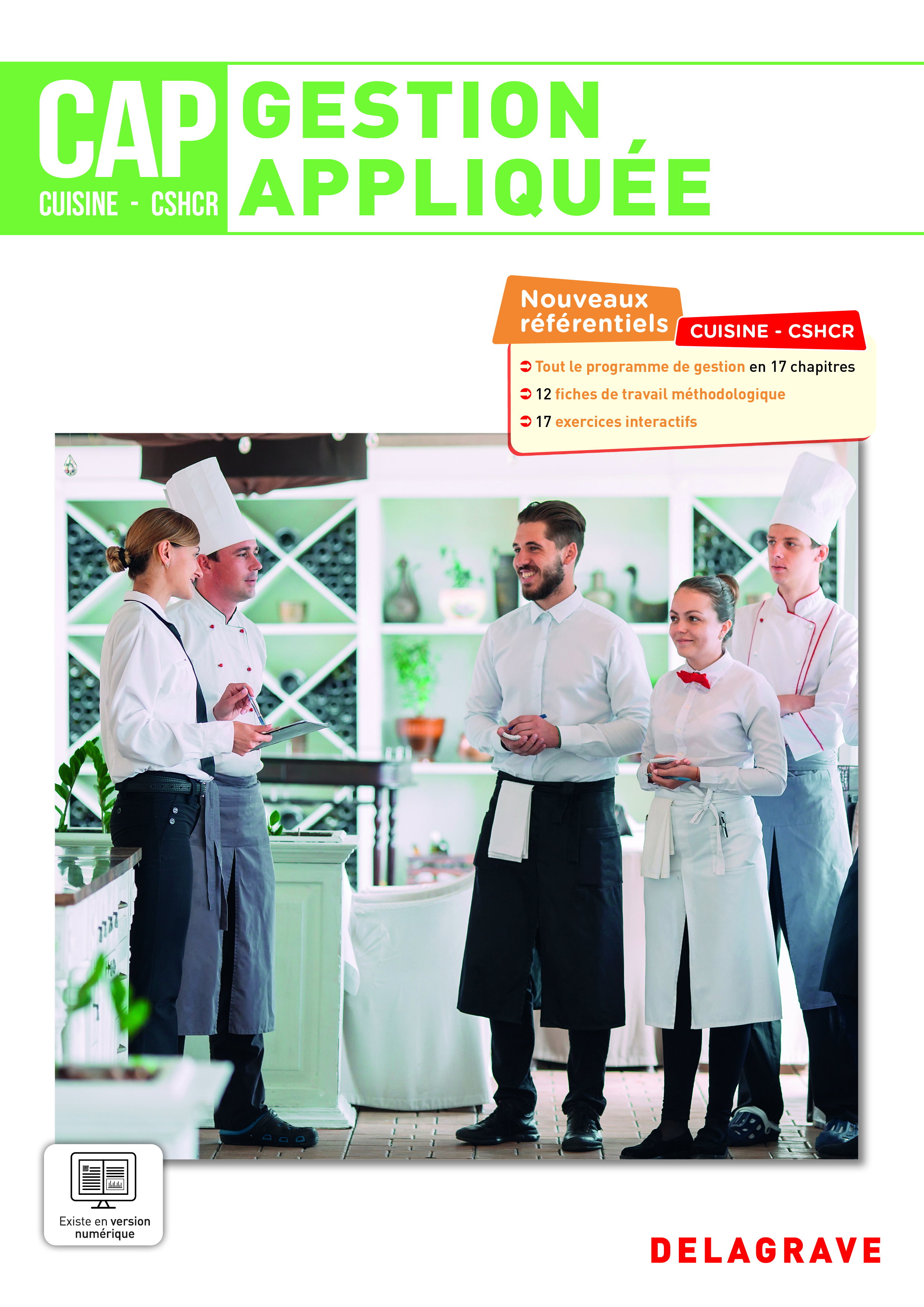 Gestion appliquée - CAP Cuisine et CSHCR (2025) - Pochette élève