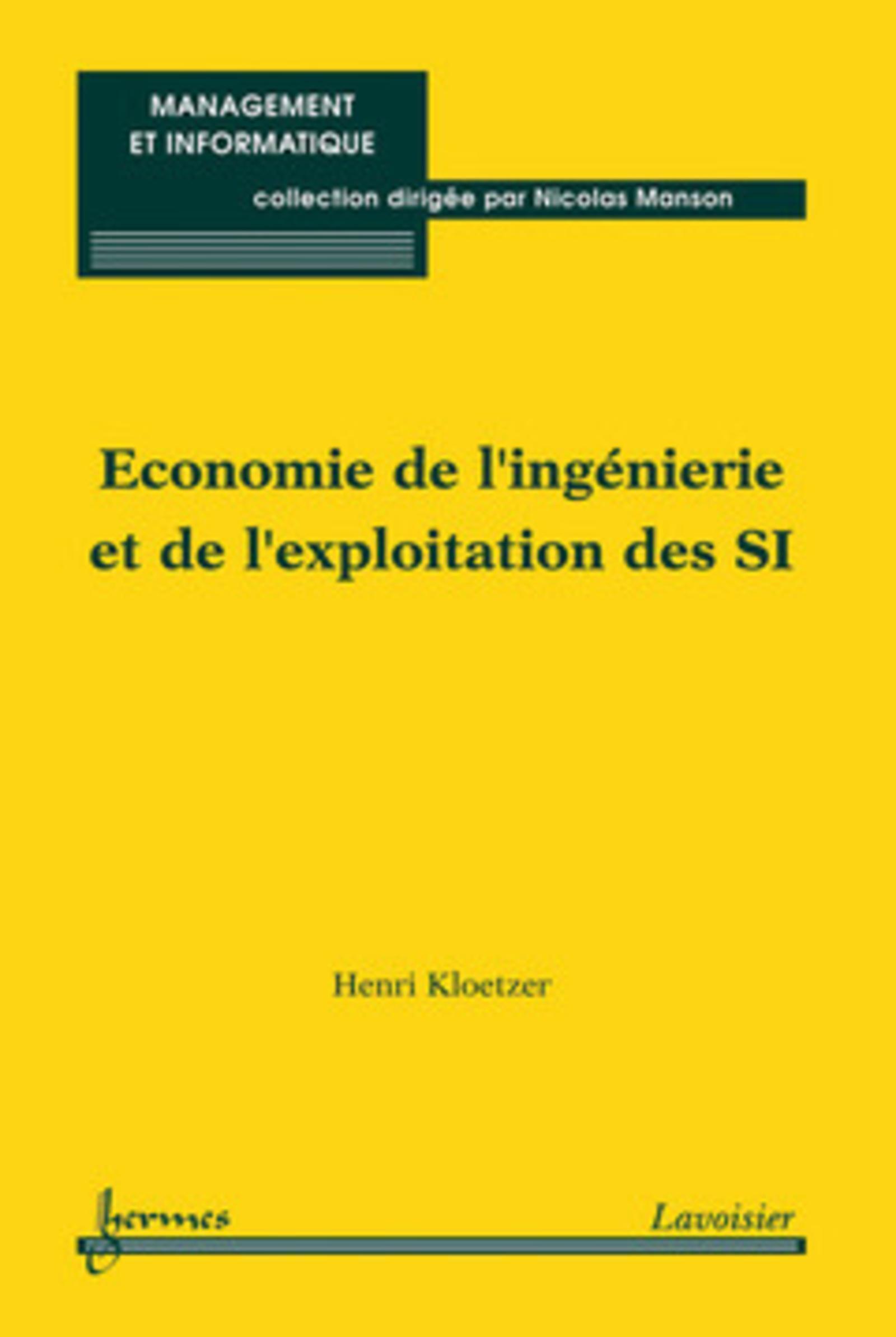 Économie de l'ingénierie et de l'exploitation des SI
