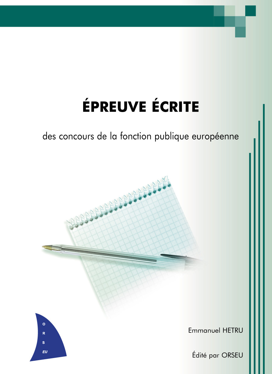 Epreuve écrite de la fonction publique européenne