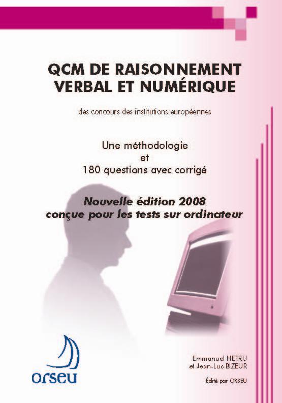 QCM de raisonnement verbal et numérique des concours des institutions européennes