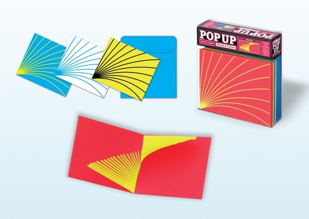 Pop-Up Note Cards (Wave) /anglais