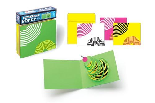 Pop-Up Note Cards (Twister) /anglais