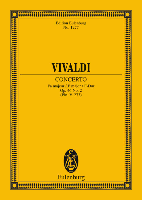 CONCERTO F MAJOR OP. 46/2 RV 569 / PV 273 POCHE