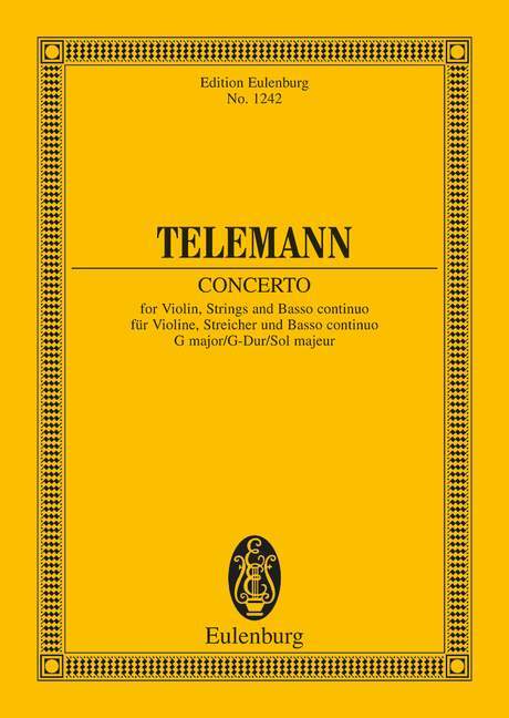 CONCERTO G MAJOR POCHE