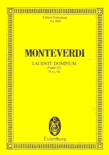 LAUDATE DOMINUM (SALMO N.117) (ARNOLD) POCHE