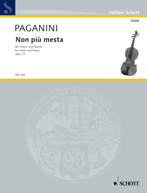 NON PIU MESTA OP. 12 VIOLON