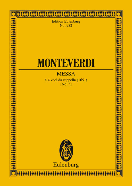 MESSA N. 3 (REDLICH) POCHE