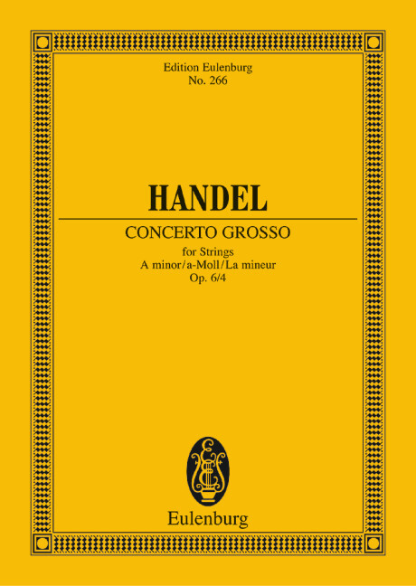 CONCERTO GROSSO OP. 6 N. 4A FA M. (SCHUMANN) POCHE