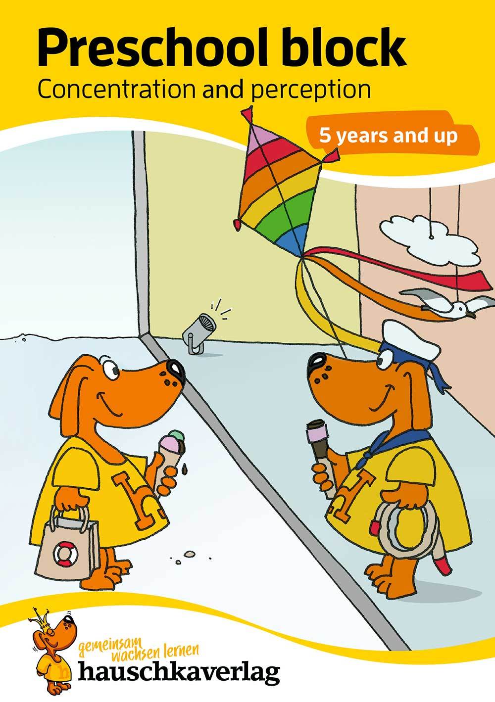 Preschool Activity Book for 5 Years - Boys and Girls - Concentration and perception