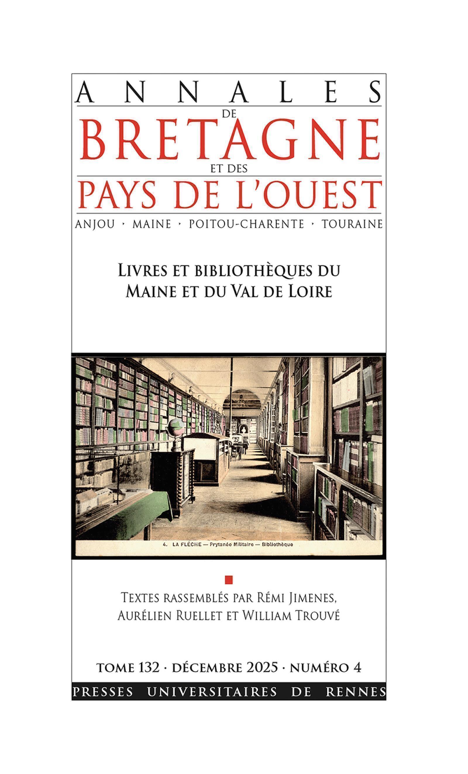 Livres et bibliothèques du Maine et du Val de Loire