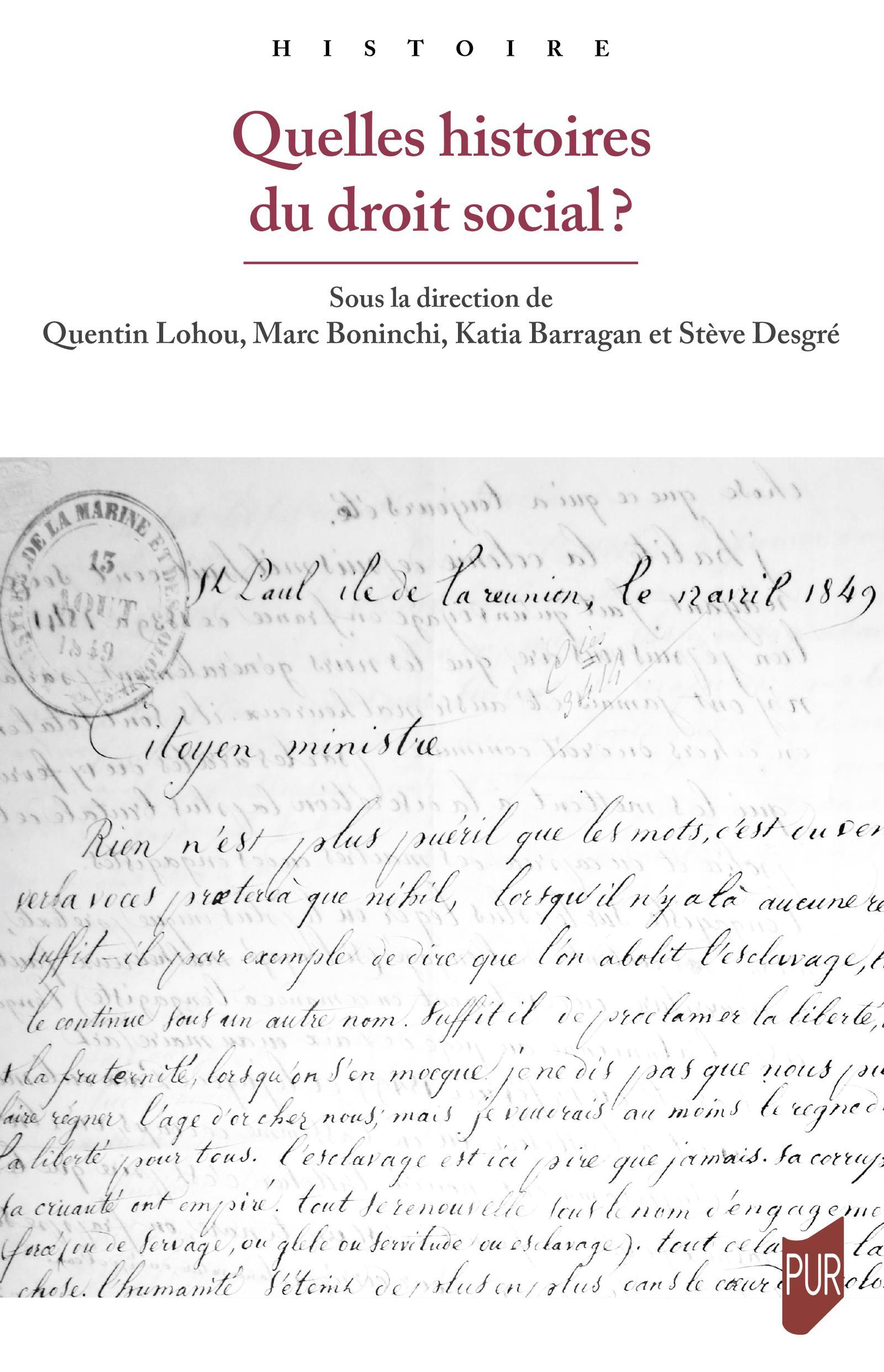 Quelles histoires du droit social ?